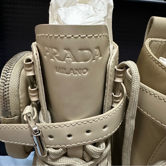 Prada Leather and Nylon Monolith bootie - Picture 9 of 13